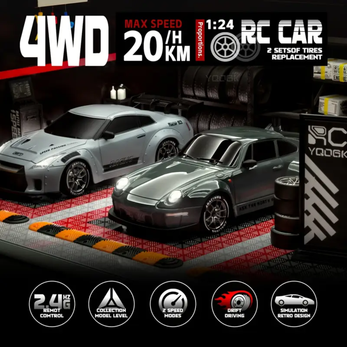 Retro Drift Master Remote Control Car