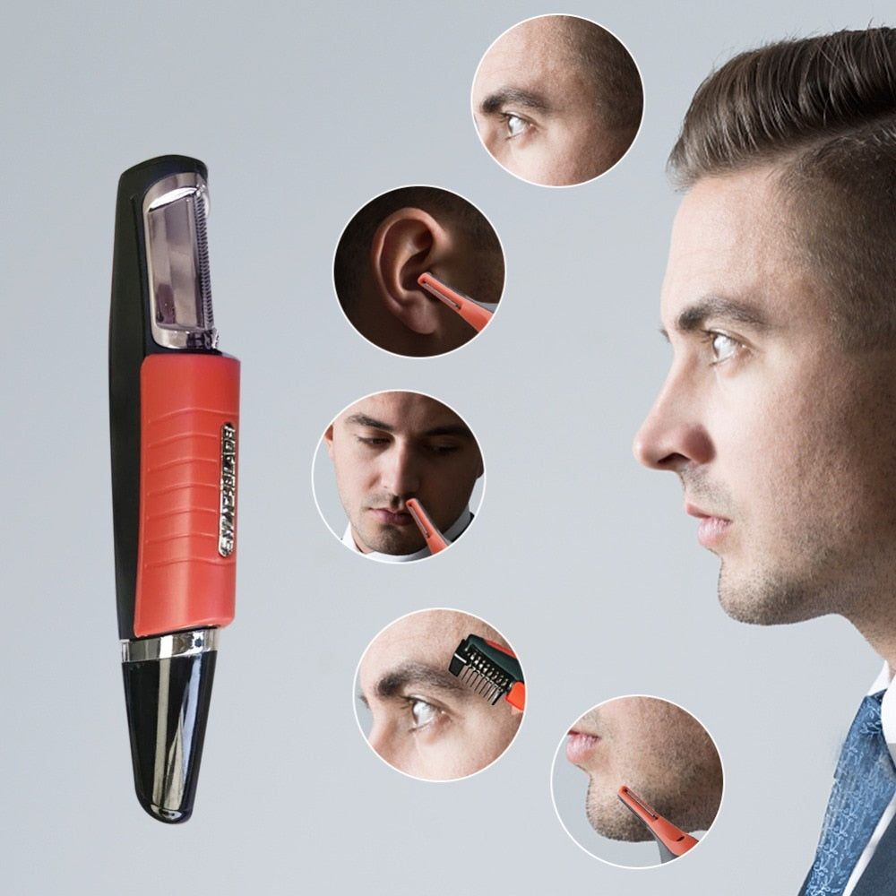 Electric Hair Trimmer Scheermes Kit Trimmer Set With LED Light For Men Hair Eyebrow Care Tras Makinasi