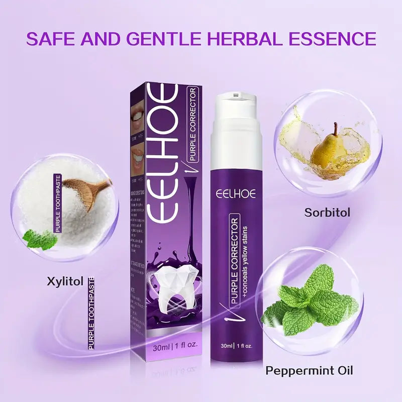 Teeth Whitening Purple Toothpaste