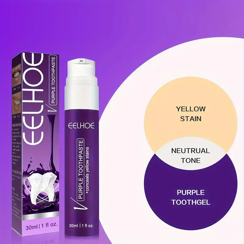 Teeth Whitening Purple Toothpaste